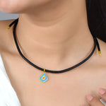 Load image into Gallery viewer, Dual Aura Gold Necklace in 18 Kt
