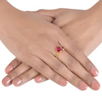 Load image into Gallery viewer, Velvet Flame Ring in 18 Kt