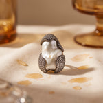 Load image into Gallery viewer, Victorian Pearl Wrap Ring