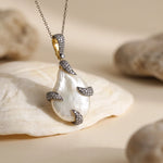 Load image into Gallery viewer, Victorian Baroque Pearl Pendant