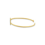 Load image into Gallery viewer, Green Petal Enamel Open Bangle in 18 Kt