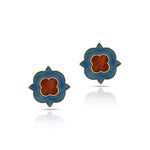 Load image into Gallery viewer, Neel Pushp Enamel Studs in 18 Kt