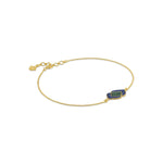 Load image into Gallery viewer, Oceanline Enamel Gold Bracelet in 18 Kt