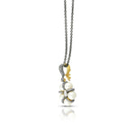 Load image into Gallery viewer, Victorian Pearl Cluster Necklace