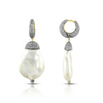 Load image into Gallery viewer, Victorian Baroque Pearl & Diamond Earrings