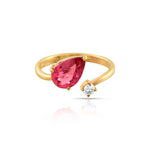 Load image into Gallery viewer, Velvet Flame Ring in 18 Kt