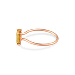 Load image into Gallery viewer, Rose Gold Sapphire Statement Ring in 18 Kt
