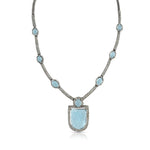 Load image into Gallery viewer, Ocean Frame Silver-Gold Victorian Necklace