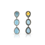 Load image into Gallery viewer, Ocean Tier Silver-Gold Victorian Drops