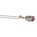 Load image into Gallery viewer, Celestial Navratna Victorian Pendant Necklace