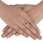 Load image into Gallery viewer, Velvet Fire Ring in 18 Kt
