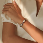 Load image into Gallery viewer, Victorian Pearl &amp; Ruby Bracelet
