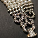 Load image into Gallery viewer, Victorian Multi-Strand Pearl Bracelet
