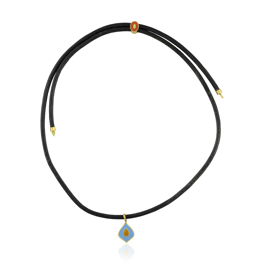 Dual Aura Gold Necklace in 18 Kt