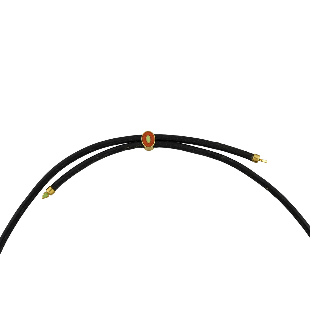 Dual Aura Gold Necklace in 18 Kt