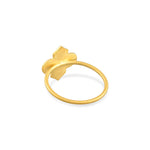 Load image into Gallery viewer, Blue Enamel Gold Ring in 18 Kt
