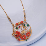 Load image into Gallery viewer, Coral Garden Pendant Gold Necklace in 18 Kt
