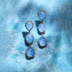 Load image into Gallery viewer, Ocean Tier Silver-Gold Victorian Drops
