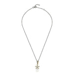 Load image into Gallery viewer, Victorian Pearl Cluster Necklace
