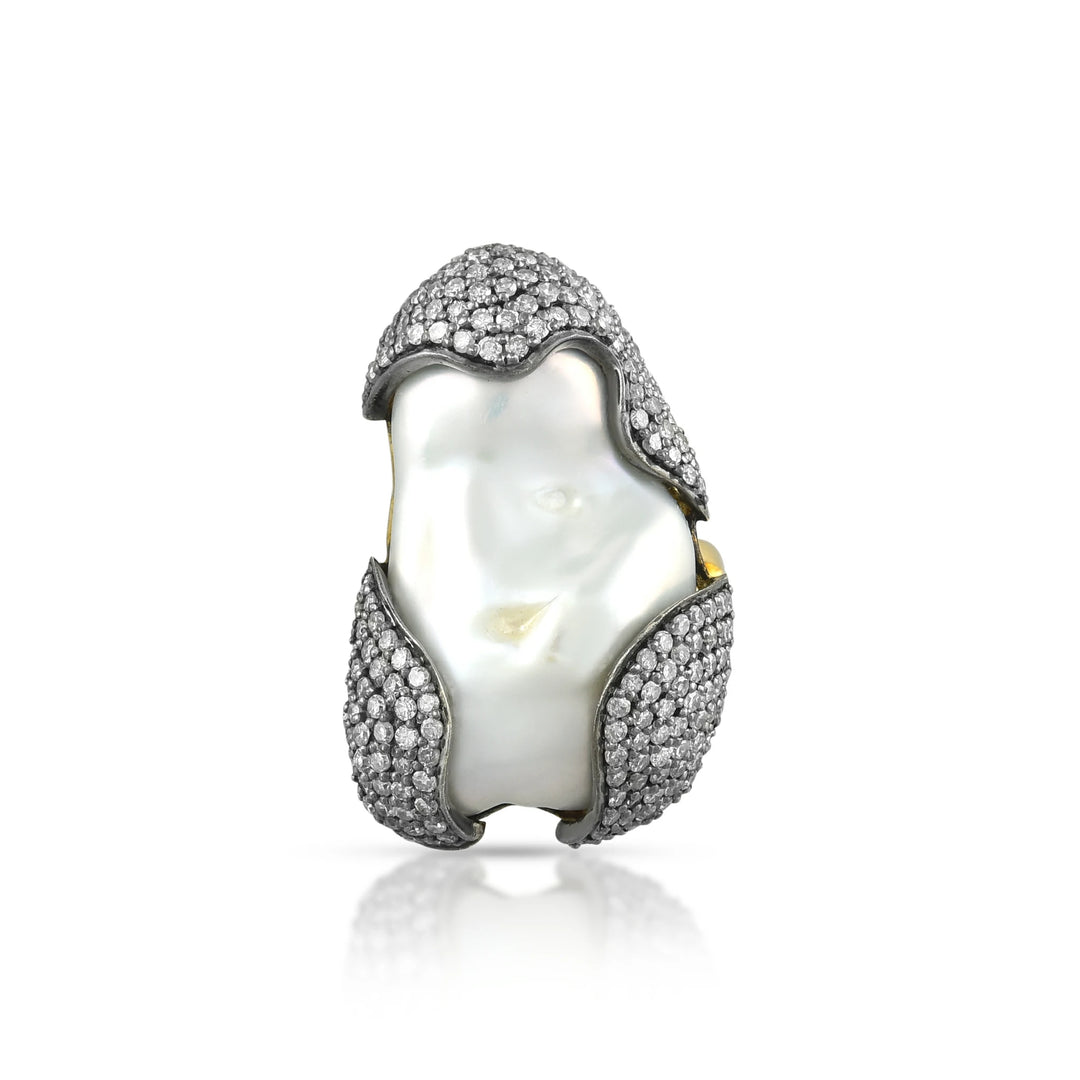 Victorian Pearl Wrap Ring