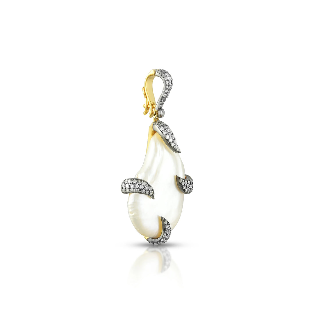 Victorian Baroque Pearl Pendant