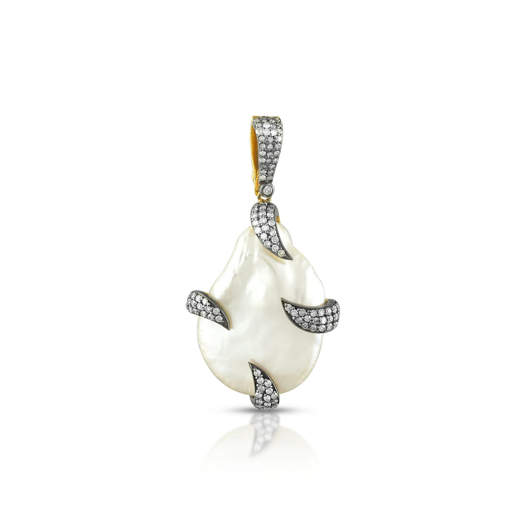 Victorian Baroque Pearl Pendant