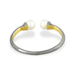 Load image into Gallery viewer, Victorian Double Pearl Cuff
