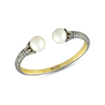 Load image into Gallery viewer, Victorian Double Pearl Cuff
