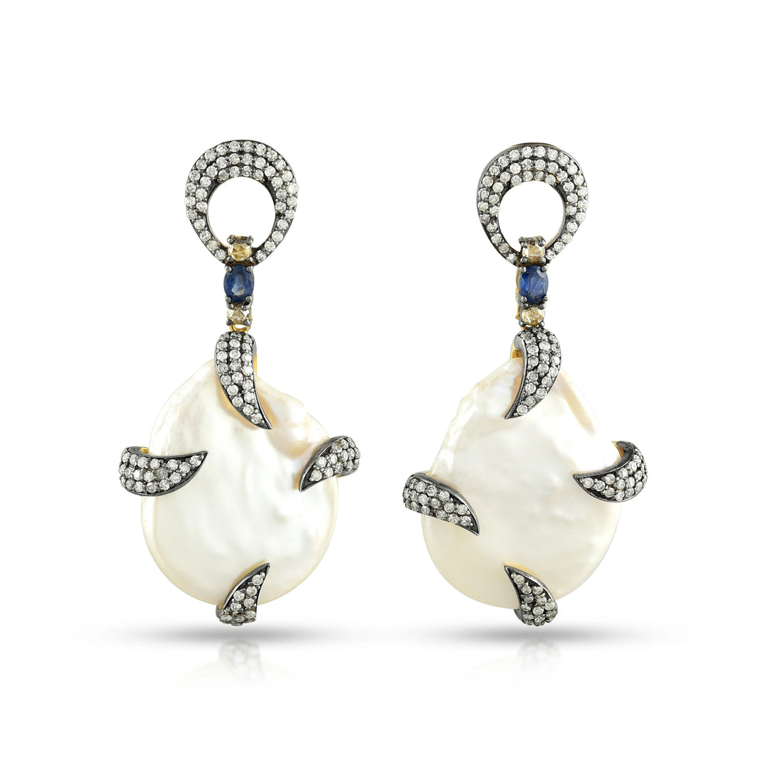 Victorian Baroque Pearl Drop Earrings