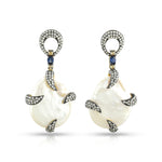 Load image into Gallery viewer, Victorian Baroque Pearl Drop Earrings
