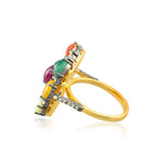 Load image into Gallery viewer, Royal Navratna Victorian Ring
