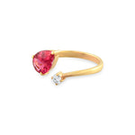 Load image into Gallery viewer, Velvet Flame Ring in 18 Kt
