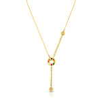 Load image into Gallery viewer, Navratna Circle Pendant Necklace in 18 Kt
