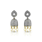 Load image into Gallery viewer, Victorian Diamond Jhumka Earrings
