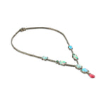Load image into Gallery viewer, Opal Victorian Silver-Gold Statement Necklace
