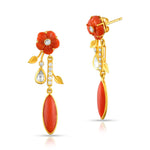 Load image into Gallery viewer, Coral Garden Diamond Gold Necklace Set in 18 Kt
