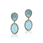 Load image into Gallery viewer, Ocean Petal Silver-Gold Victorian Drops
