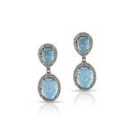 Load image into Gallery viewer, Aqua Heritage Silver-Gold Victorian Earrings
