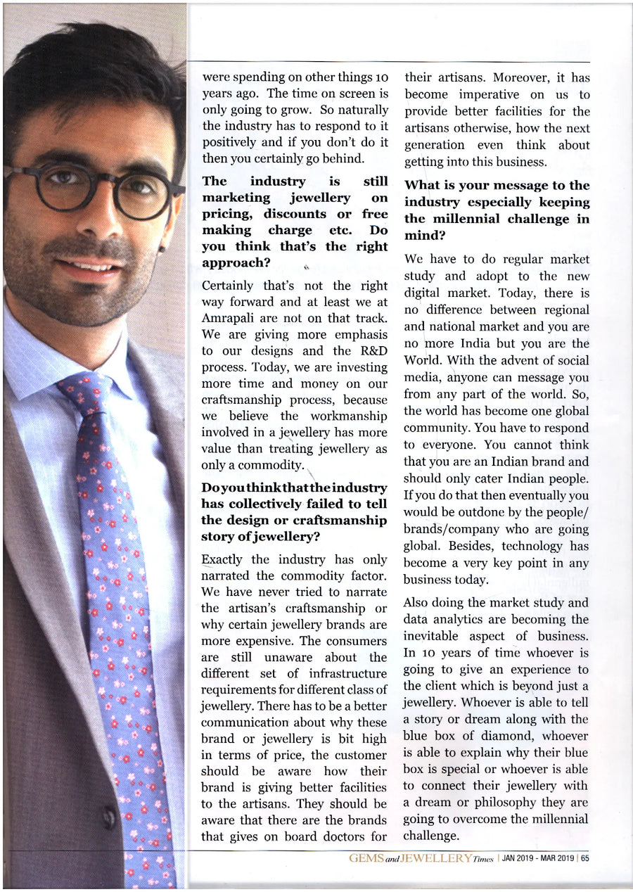Gems Jewellery Times Magazine 2019