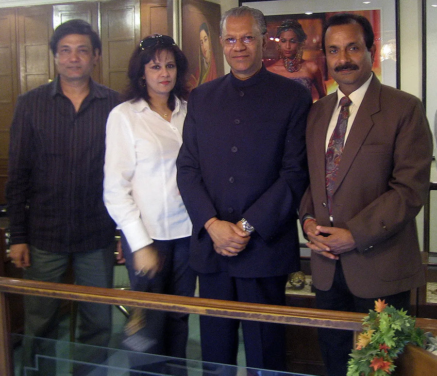 Mr. Rajiv Arora and Mr. Rajesh Arora with Mr. and Mrs Navin Ramgoolam  Ex. Prime Minister of Mauritus