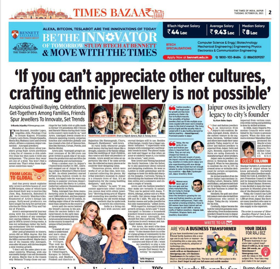Times of India October 2021
